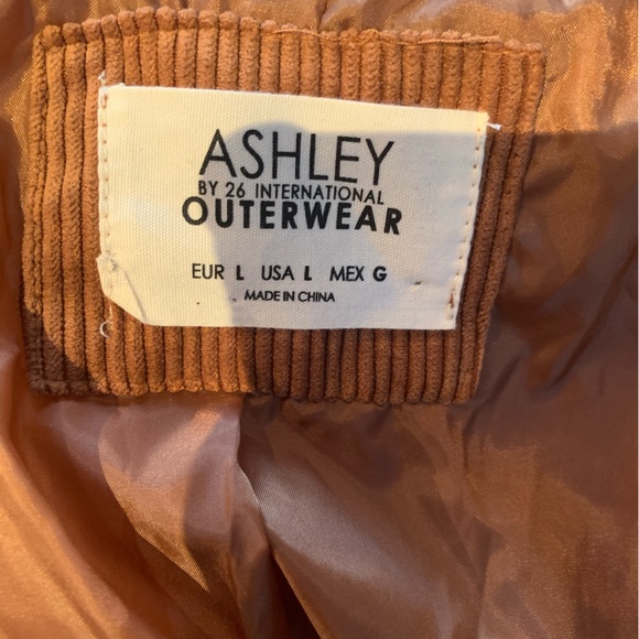 Ashley By 26 International cropped corduroy jacket - Picture 4 of 5